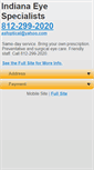 Mobile Screenshot of indianaeyespecialists.com